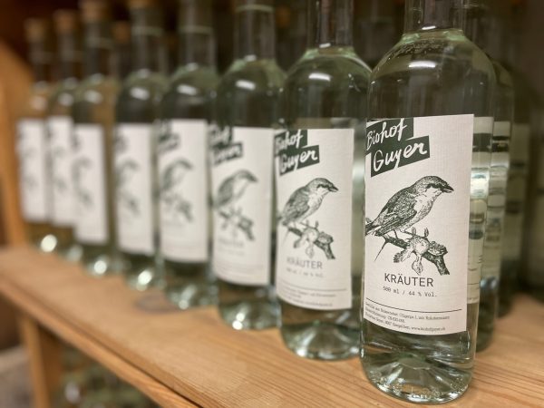 Obstbrand Kräuterschnaps, Glas 50cl